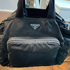 Prada diaper bag